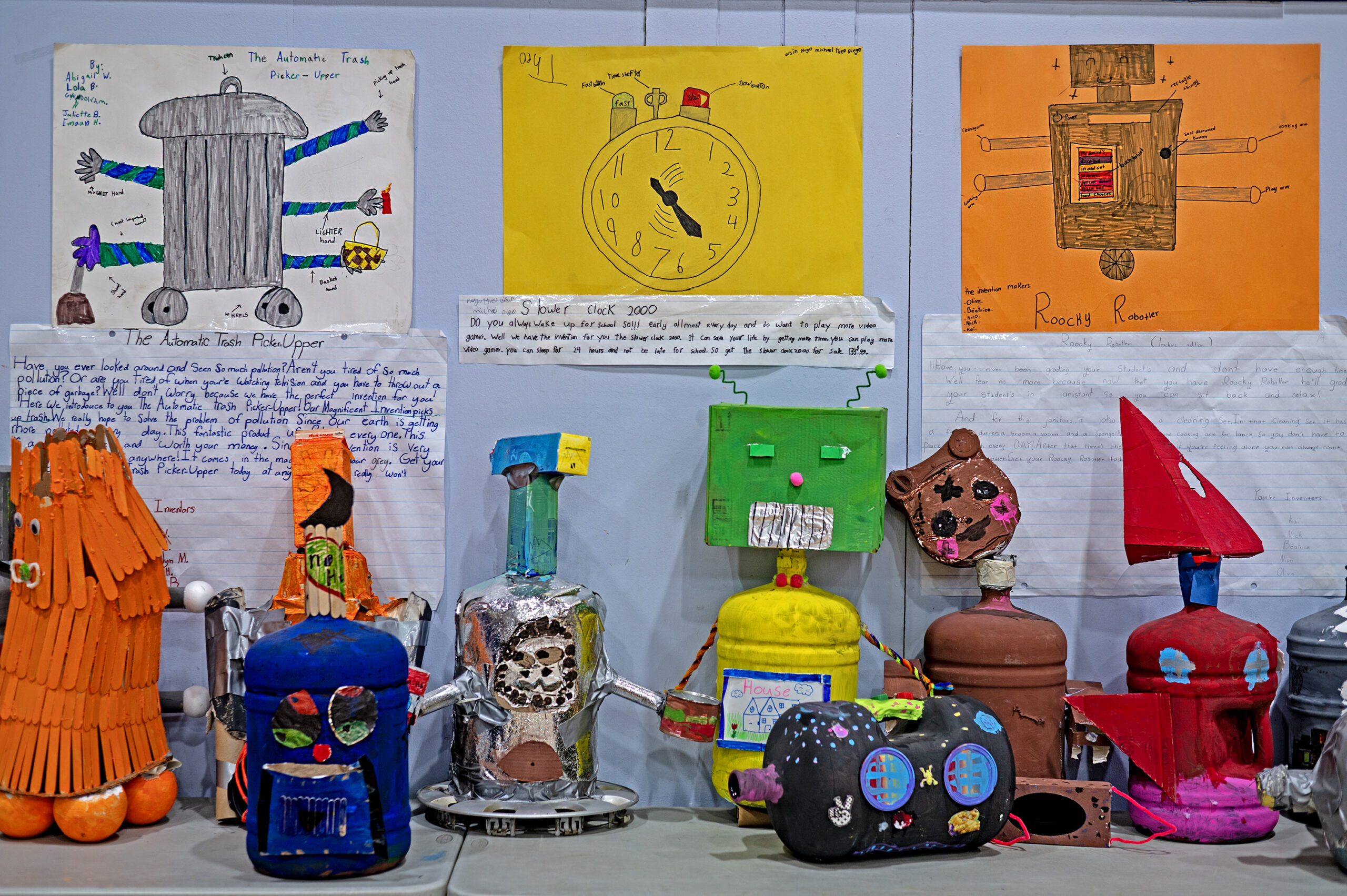 Les « magnifiques machines » fièrement exposées lors de la représentation