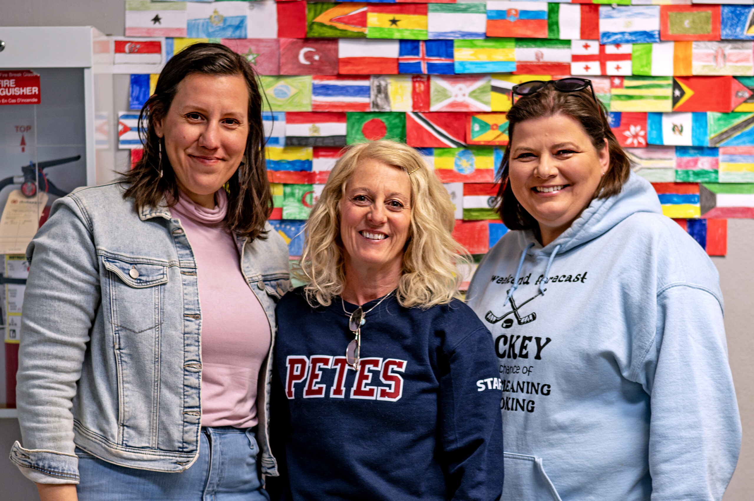 All three Re-Adaptation Officers were in attendance. From L-R: Carlee St. Denis, Michele Elstone and Janet Sauvé