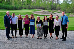 Photobooth style photos of the winners with their nominators