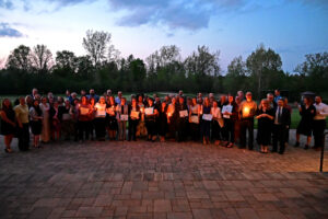 Photobooth style photos of the winners with their nominators