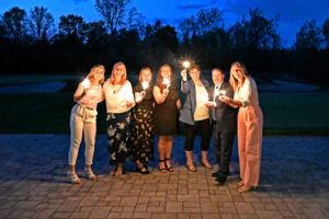 Photobooth style photos of the winners with their nominators