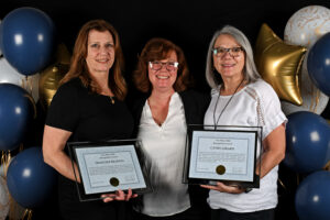 Photobooth style photos of the winners with their nominators