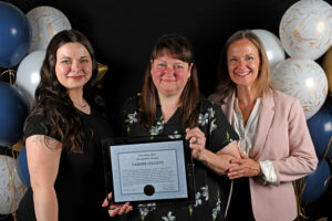 Photobooth style photos of the winners with their nominators