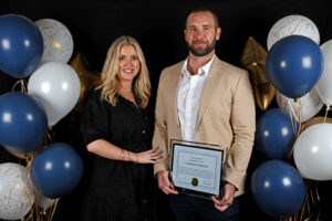 Photobooth style photos of the winners with their nominators