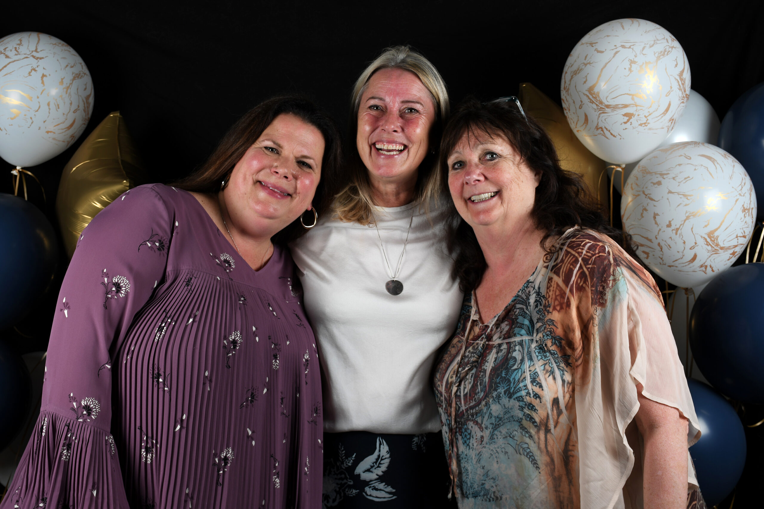 Photobooth style photos of the winners with their nominators