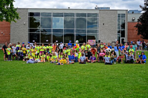 Group photo of ProjectActive coordinators, leadrership students and participating students