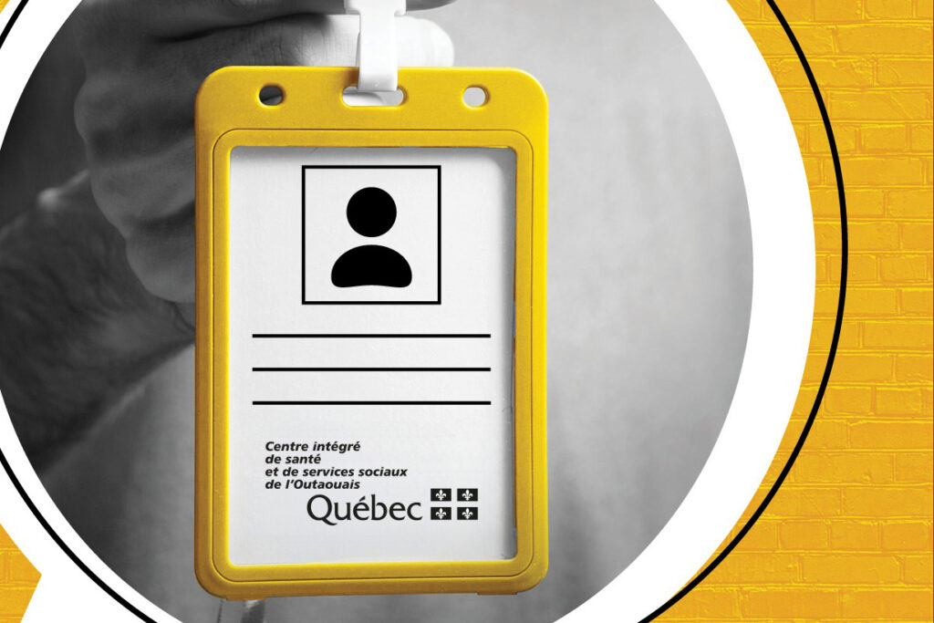 ALLO Promo The yellow ID tag to help identify bilingual healthcare professionals